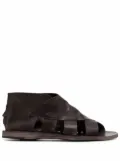 Officine Creative cutout-detail sandals - Brown