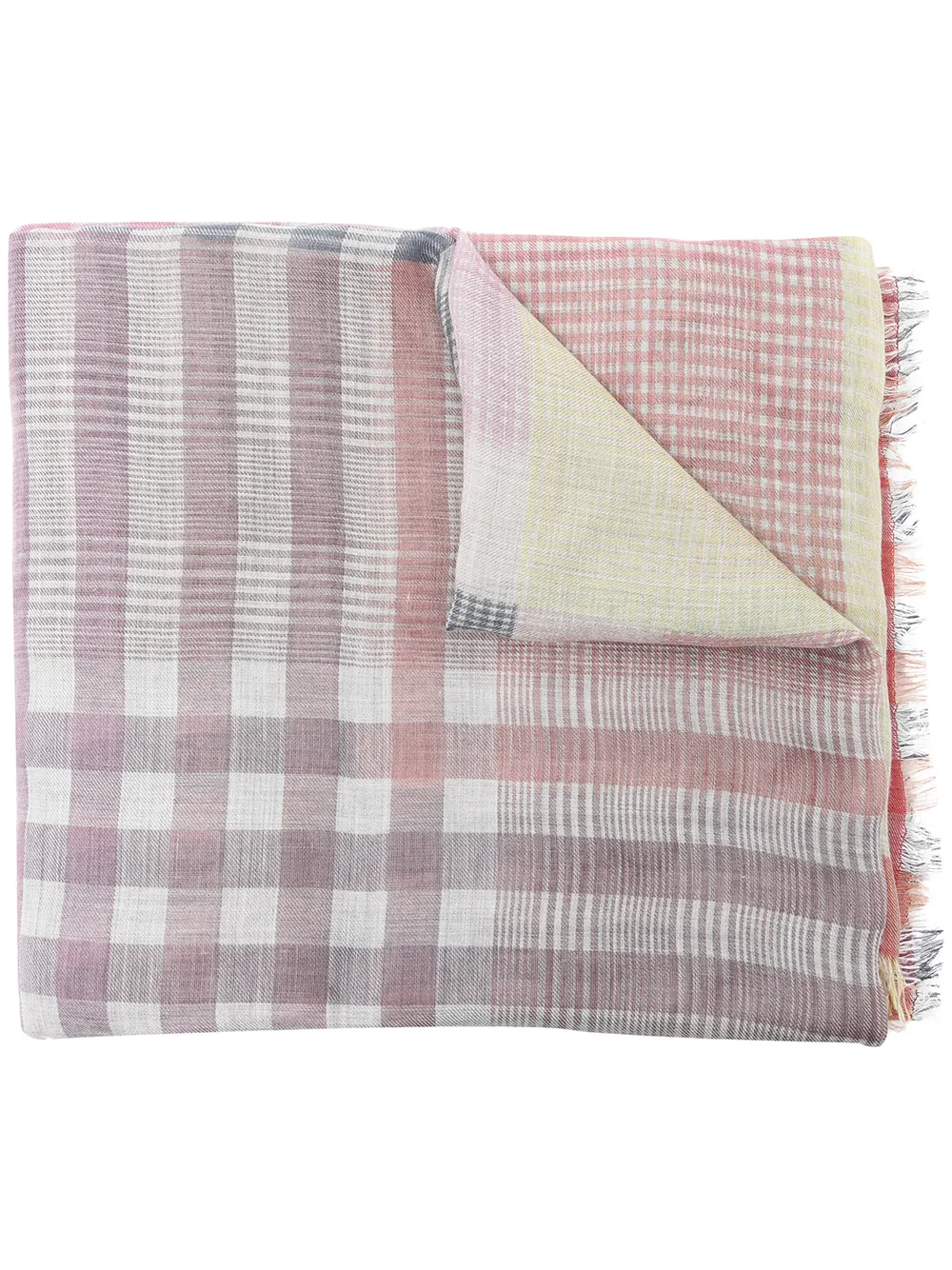 

Faliero Sarti Luketta check-print scarf - Multicolour