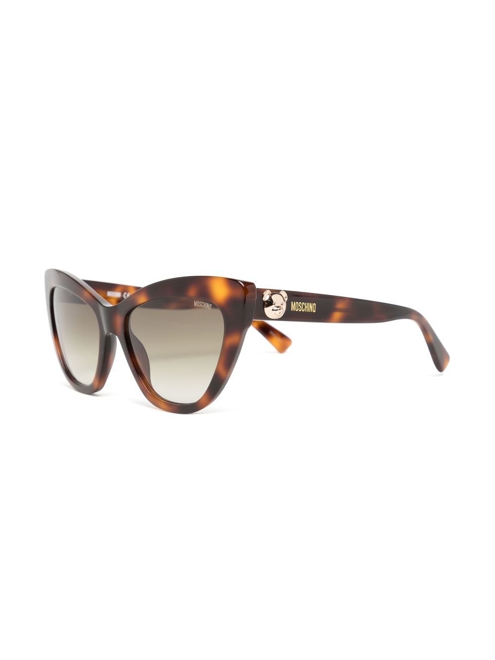 Moschino Eyewear Zonnebril met cat-eye montuur - Bruin