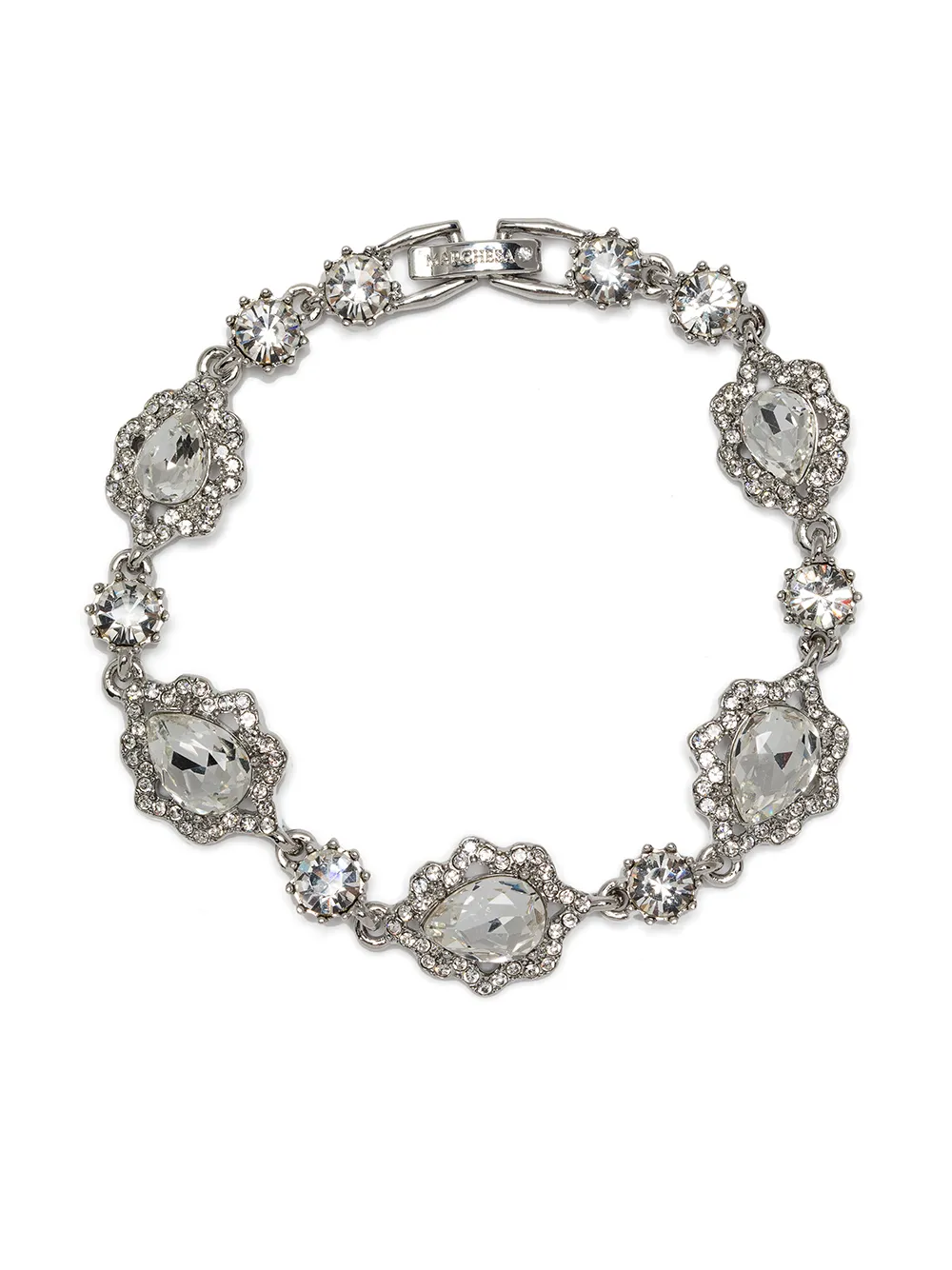 

Marchesa Notte pulsera con detalles de cristal - Plateado