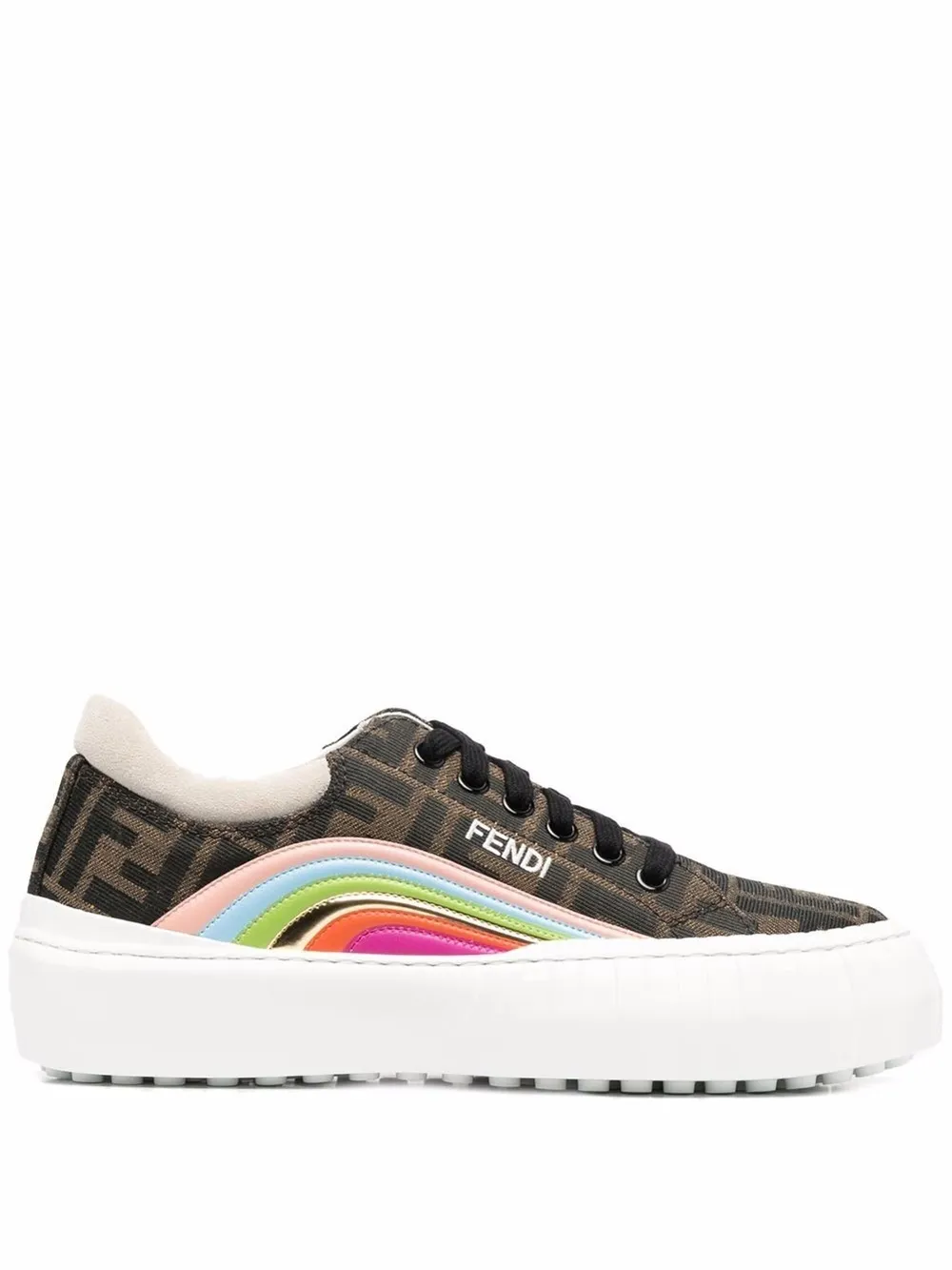 fendi force canvas sneaker
