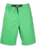 Kenzo buckle-fastened cotton shorts - Green