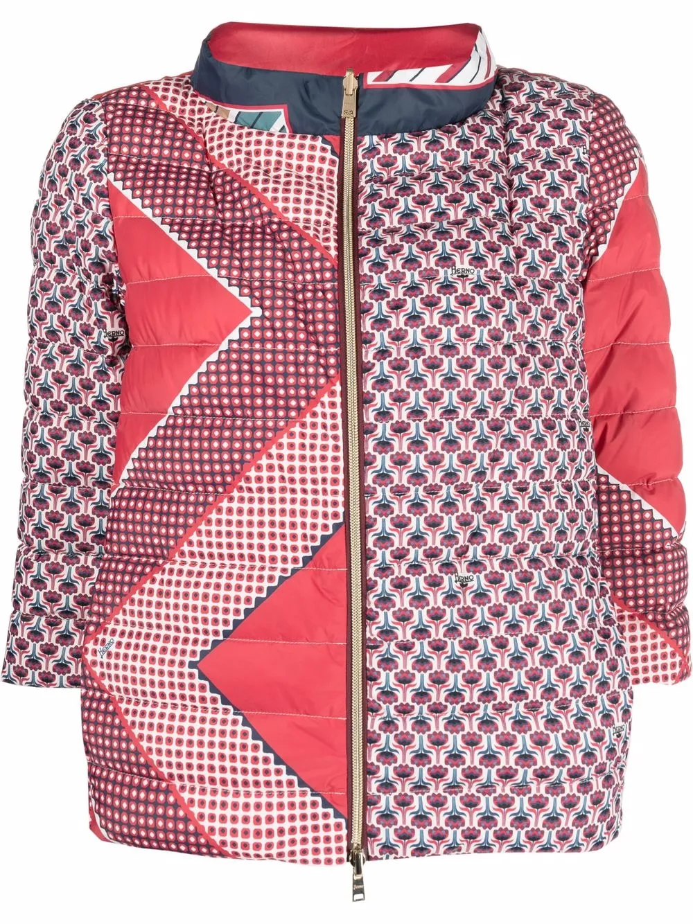Herno reversible printed padded jacket | Red | Image 1
