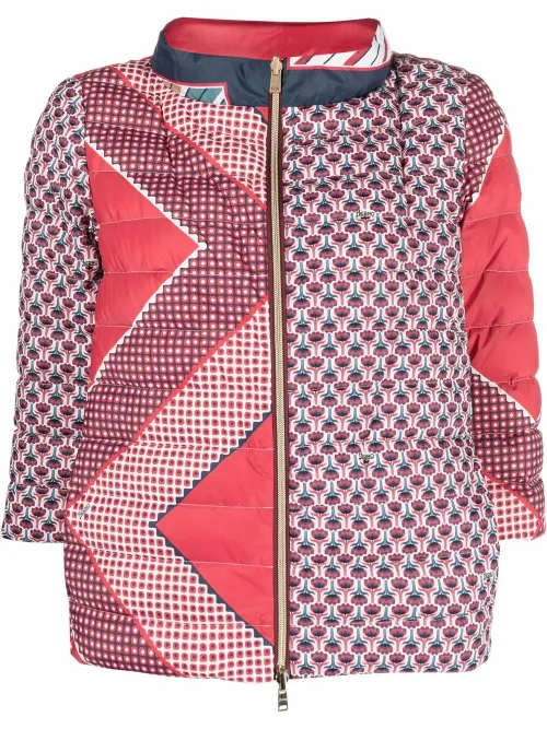 Doudoune imprimée à design réversible - Herno - Modalova