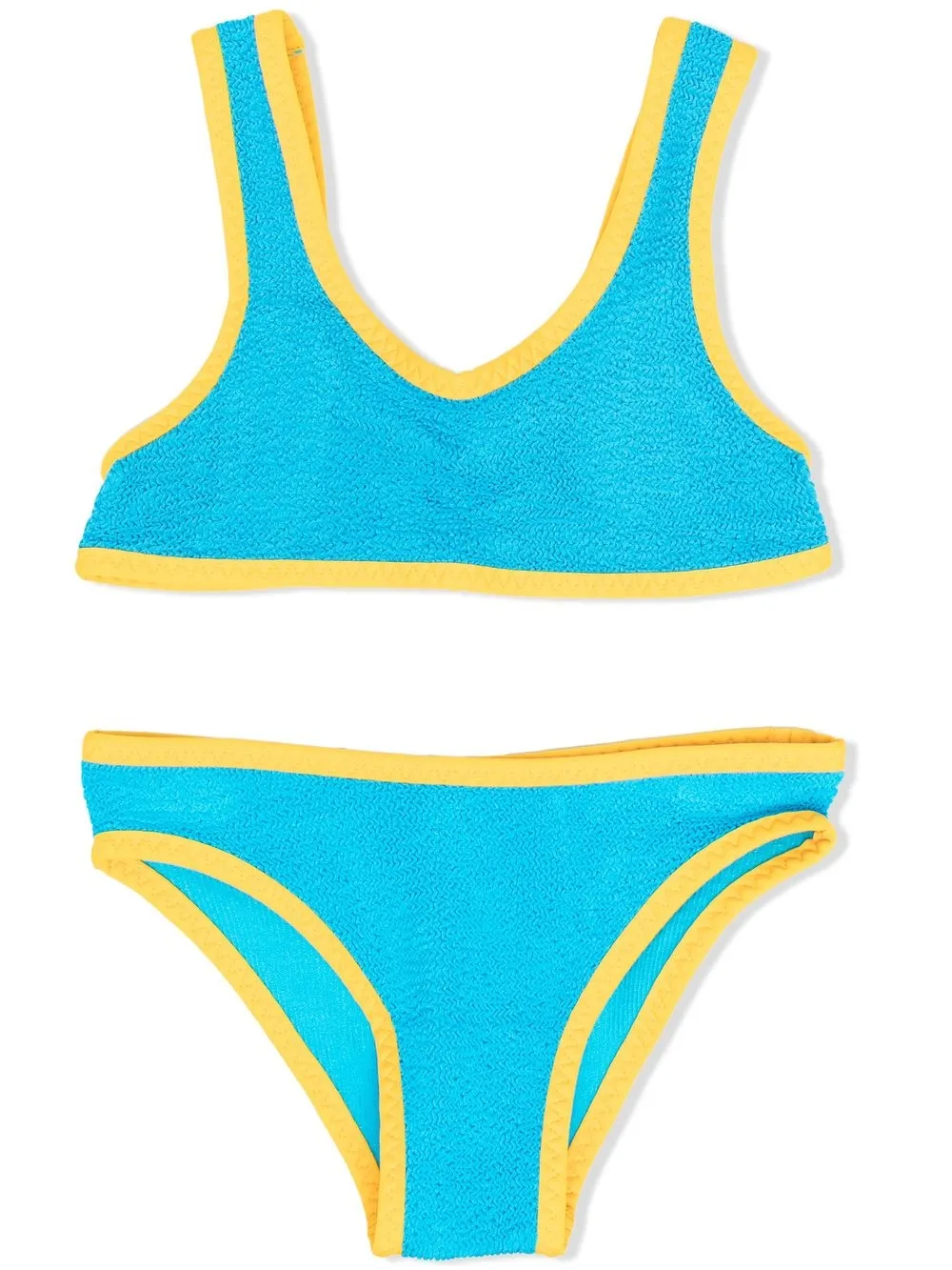 

MC2 Saint Barth Kids bikini en dos tonos - Azul