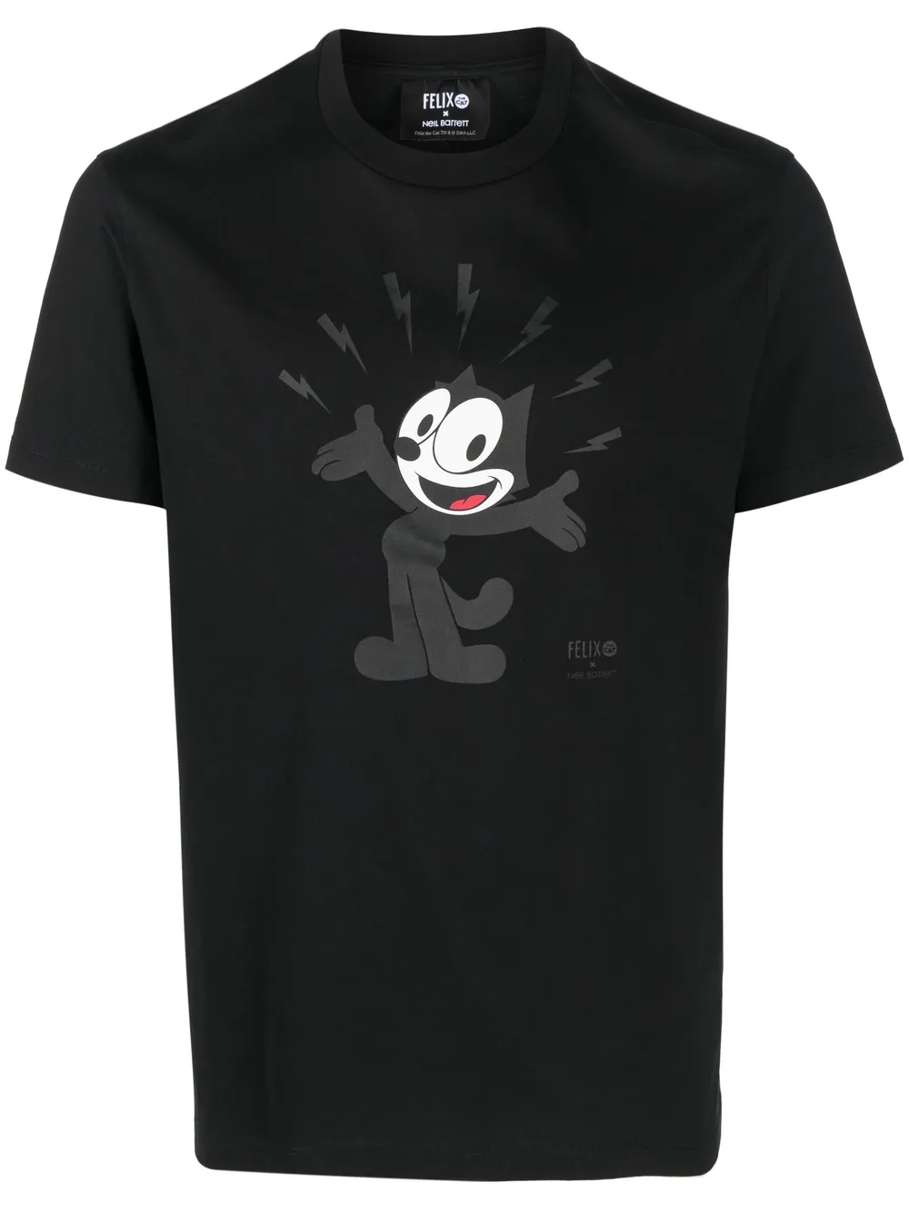 

Neil Barrett playera de Neil Barret x Felix the Cat - Negro