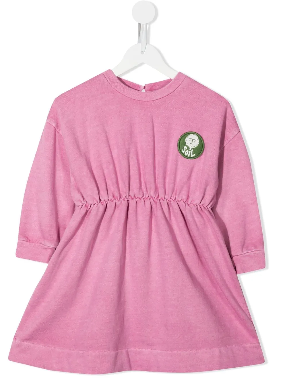 rejina pyo robe-pull maya en coton biologique - rose