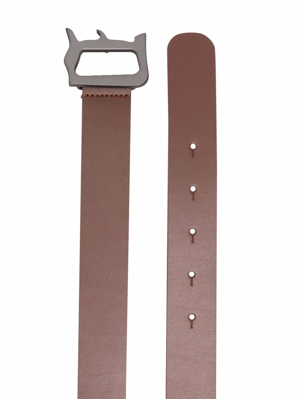 DONDUP KIDS Riem met logogesp 6000 BROWN
