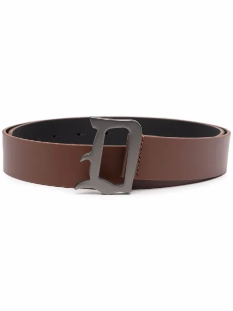DONDUP KIDS logo-buckle belt