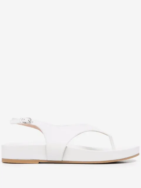 Stuart Weitzman sandalias Summer Thong con puntera abierta