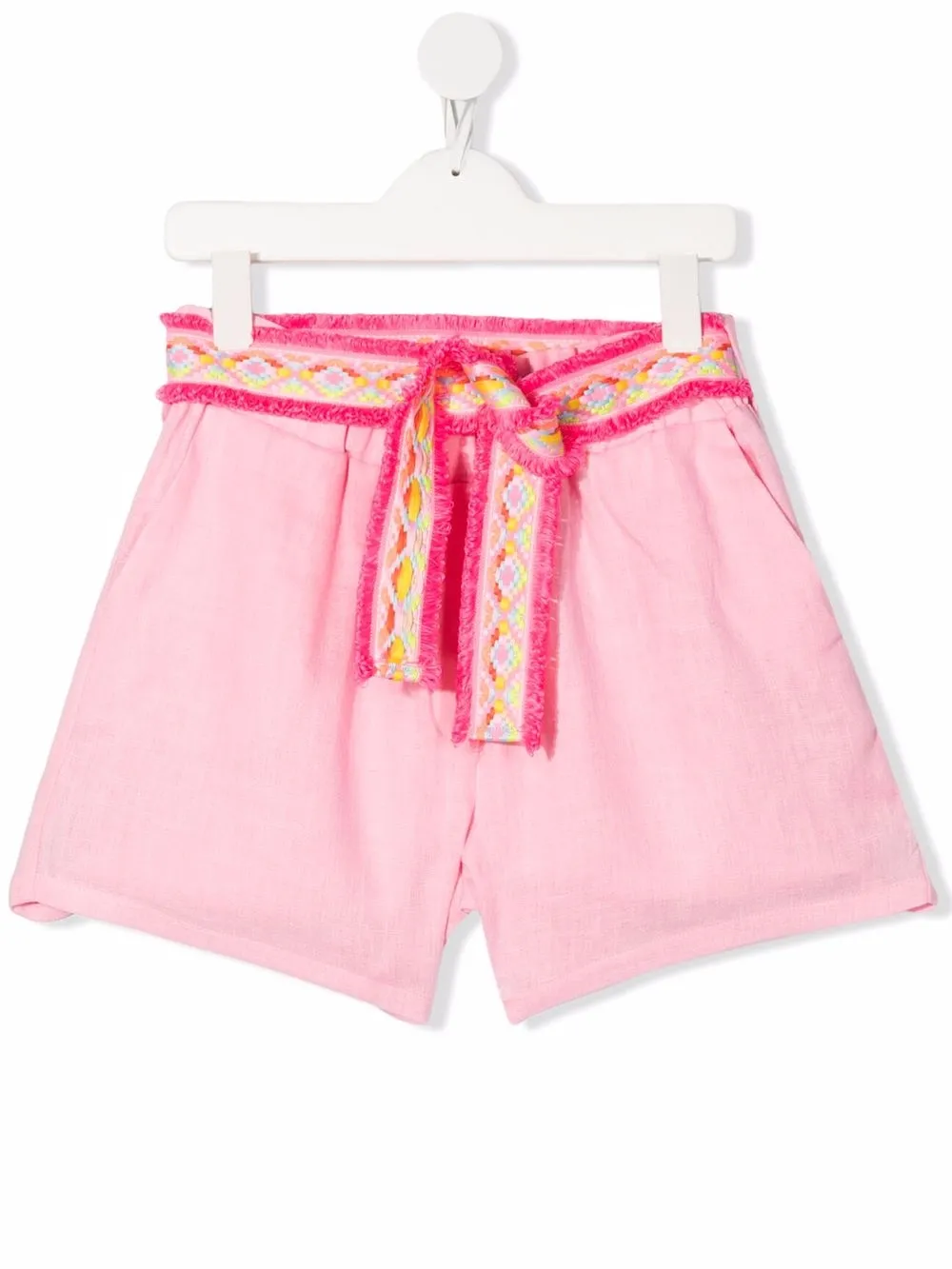 

Mariuccia Milano Kids shorts con cinturón - Rosado