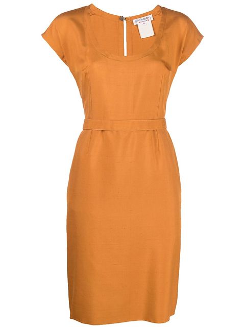 Yves Saint Laurent Pre-Owned 1980s scoop-neck silk dress