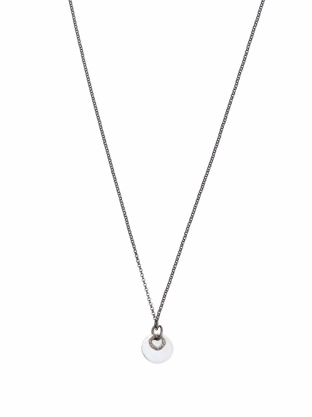 фото Rosa maria sterling-silver circular-pendant necklace