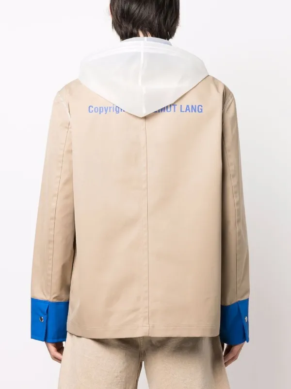 Helmut Lang colour-block single-breasted Jacket | Neutrals