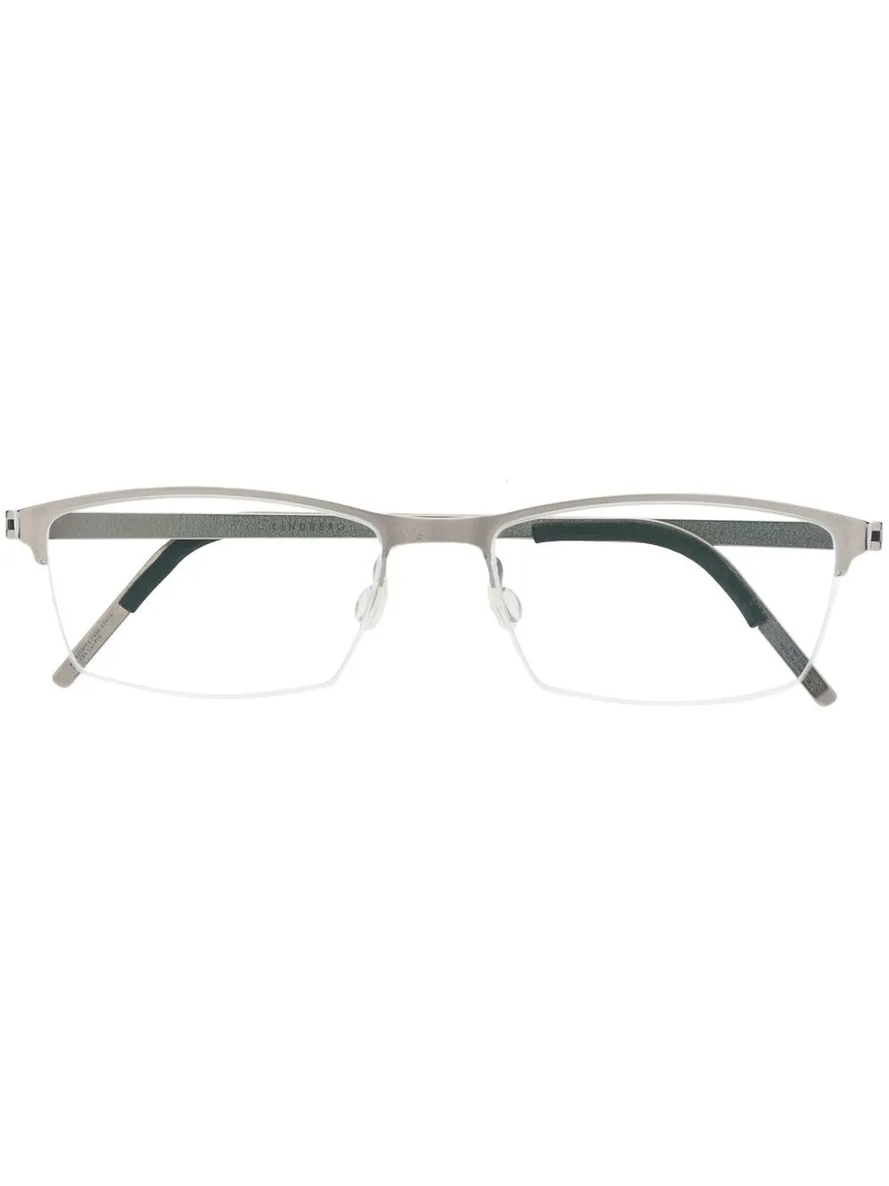 

Lindberg lentes Strip con medio armazón - Gris