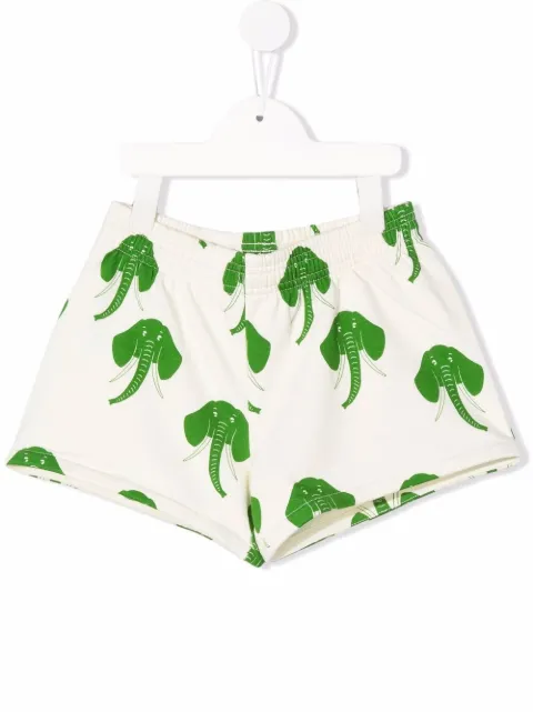 Mini Rodini short à imprimé éléphant