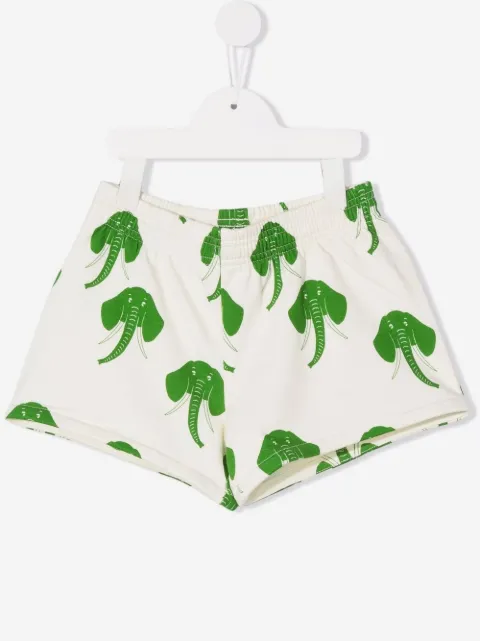 Mini Rodini elephant-print shorts