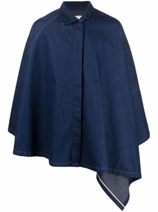 Levi's: Made & Crafted Asymmetrical Denim Cape - Farfetch