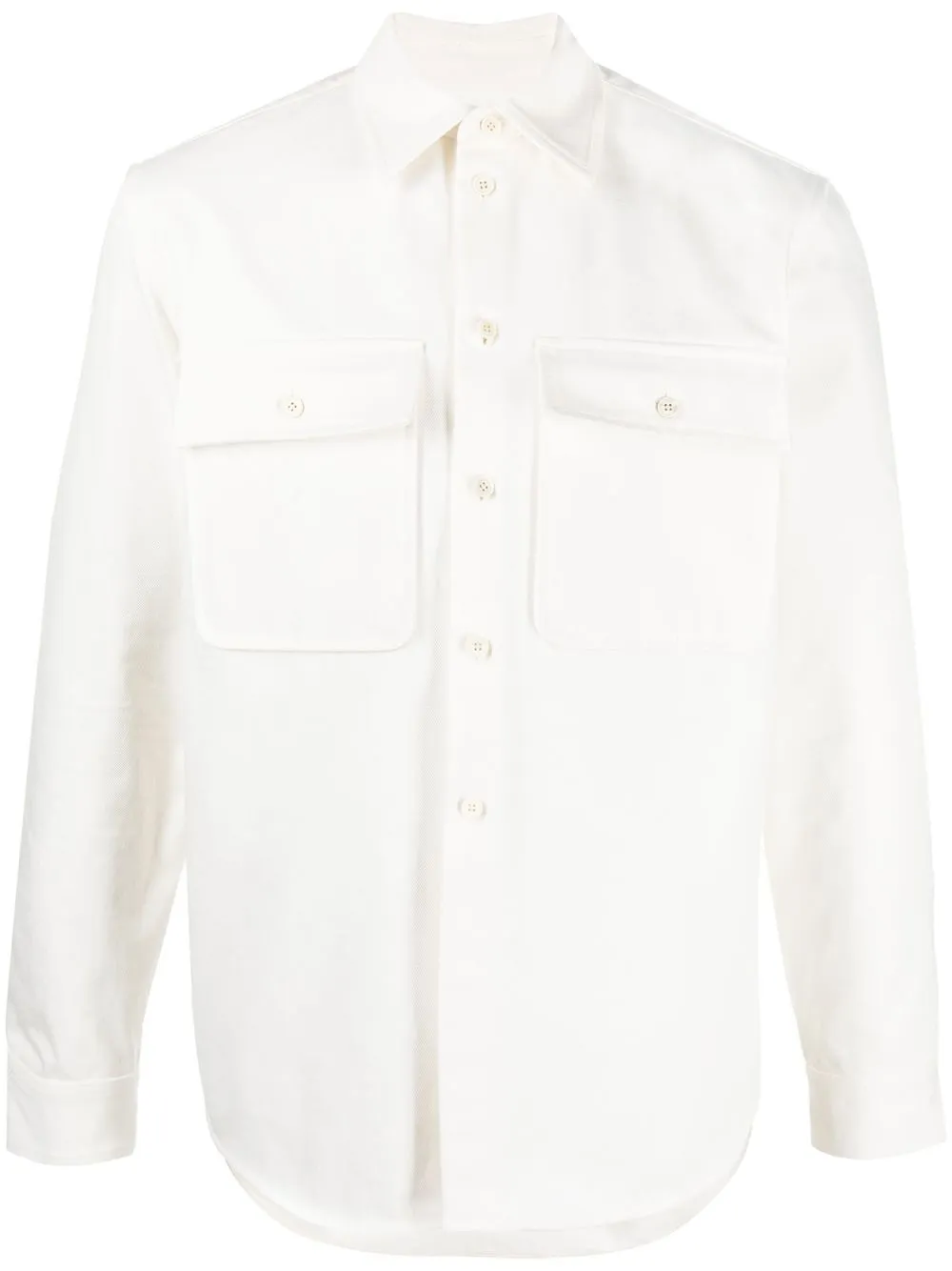 

Jil Sander camisa con bolsillo utility - Blanco