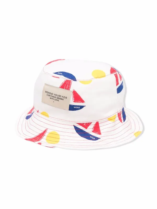 Weekend House Kids. sailor-print Bucket 