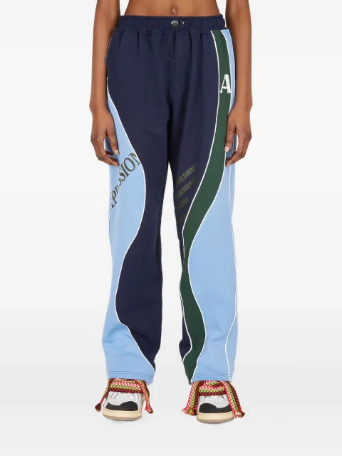 Ahluwalia Femi panelled wave track pants