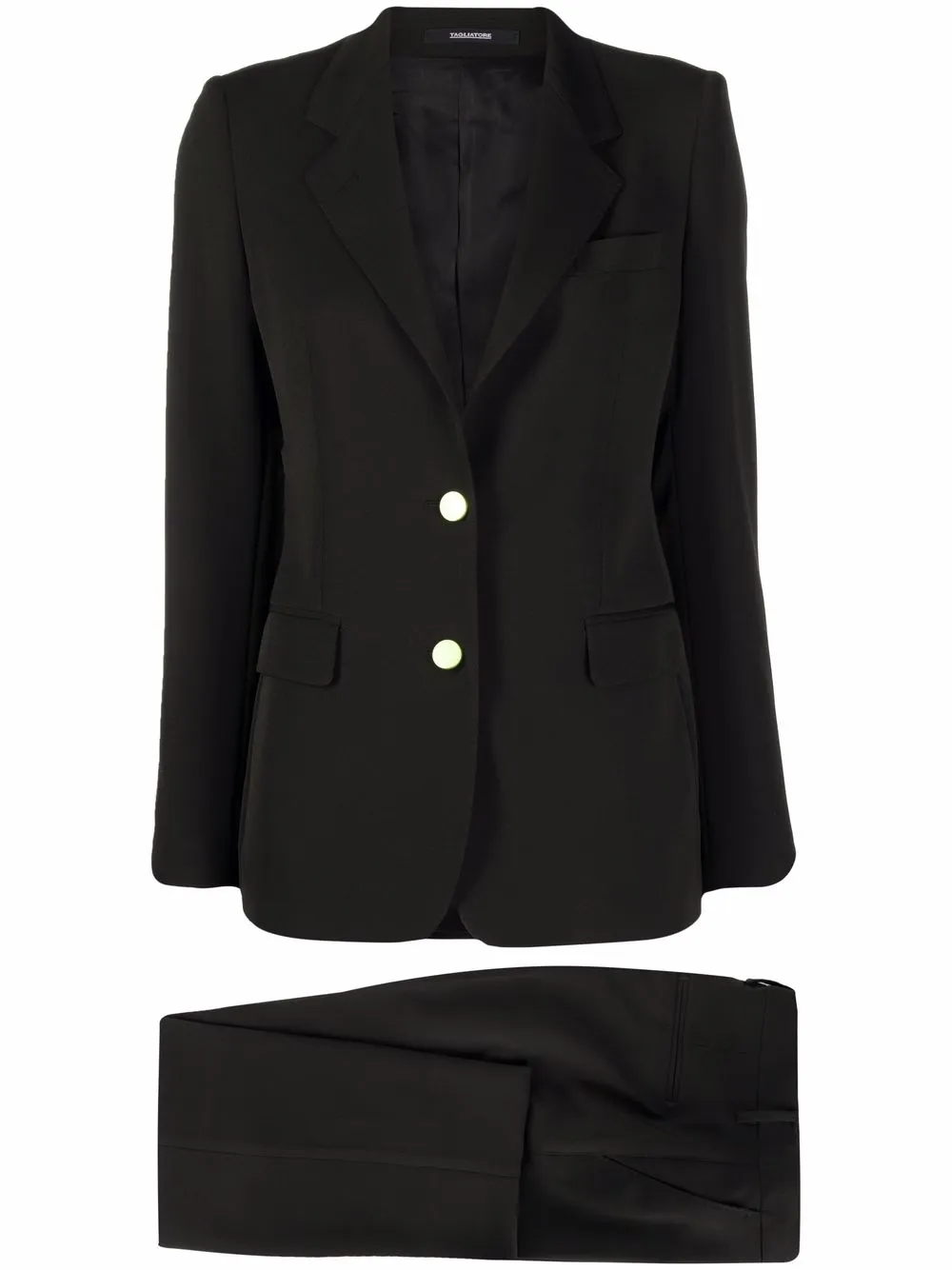 

Tagliatore single-breasted cotton suit - Black