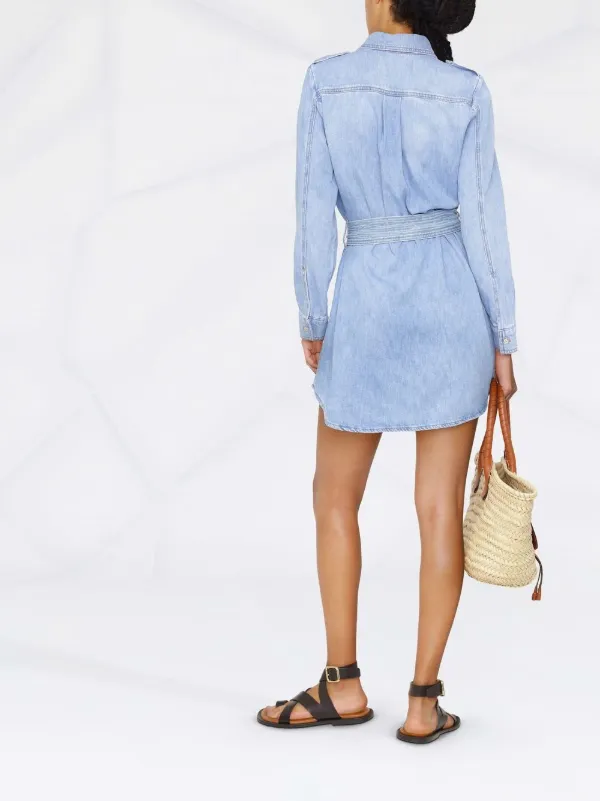 Elisabetta Franchi tied-waist Denim 
