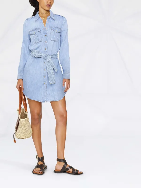 Elisabetta Franchi tied-waist Denim 