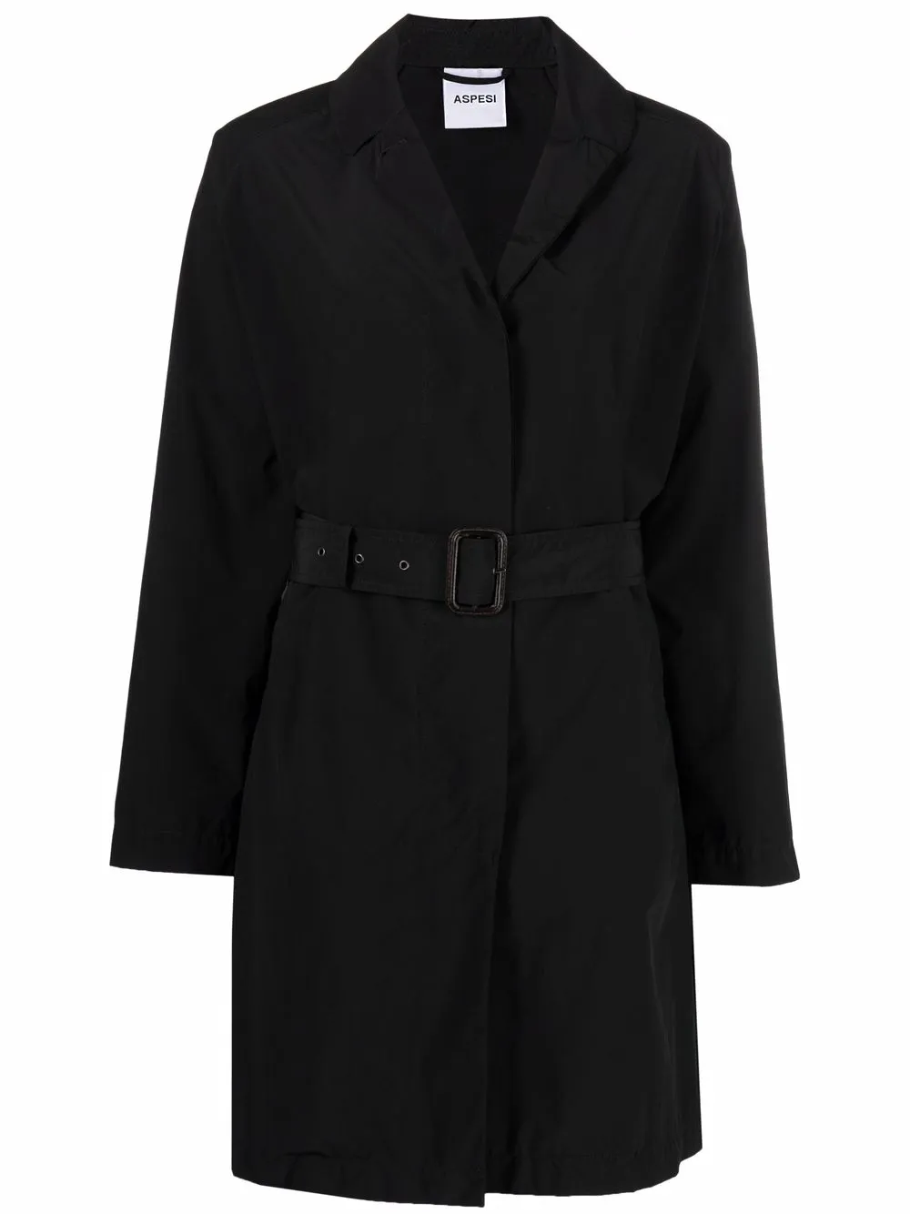 

ASPESI belted tailored coat - Black