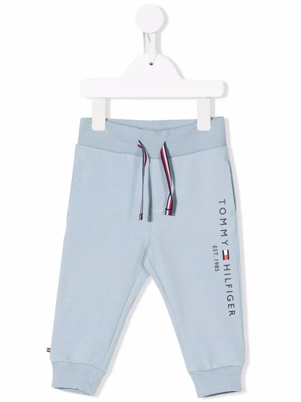 

Tommy Hilfiger Junior pants con cordones en la pretina y logo - Azul