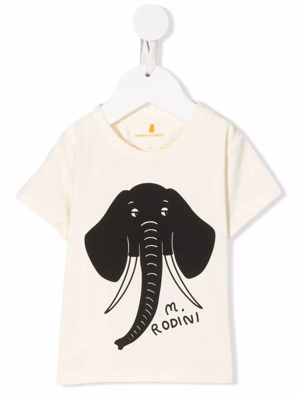 

Mini Rodini playera con elefante estampado - Neutro