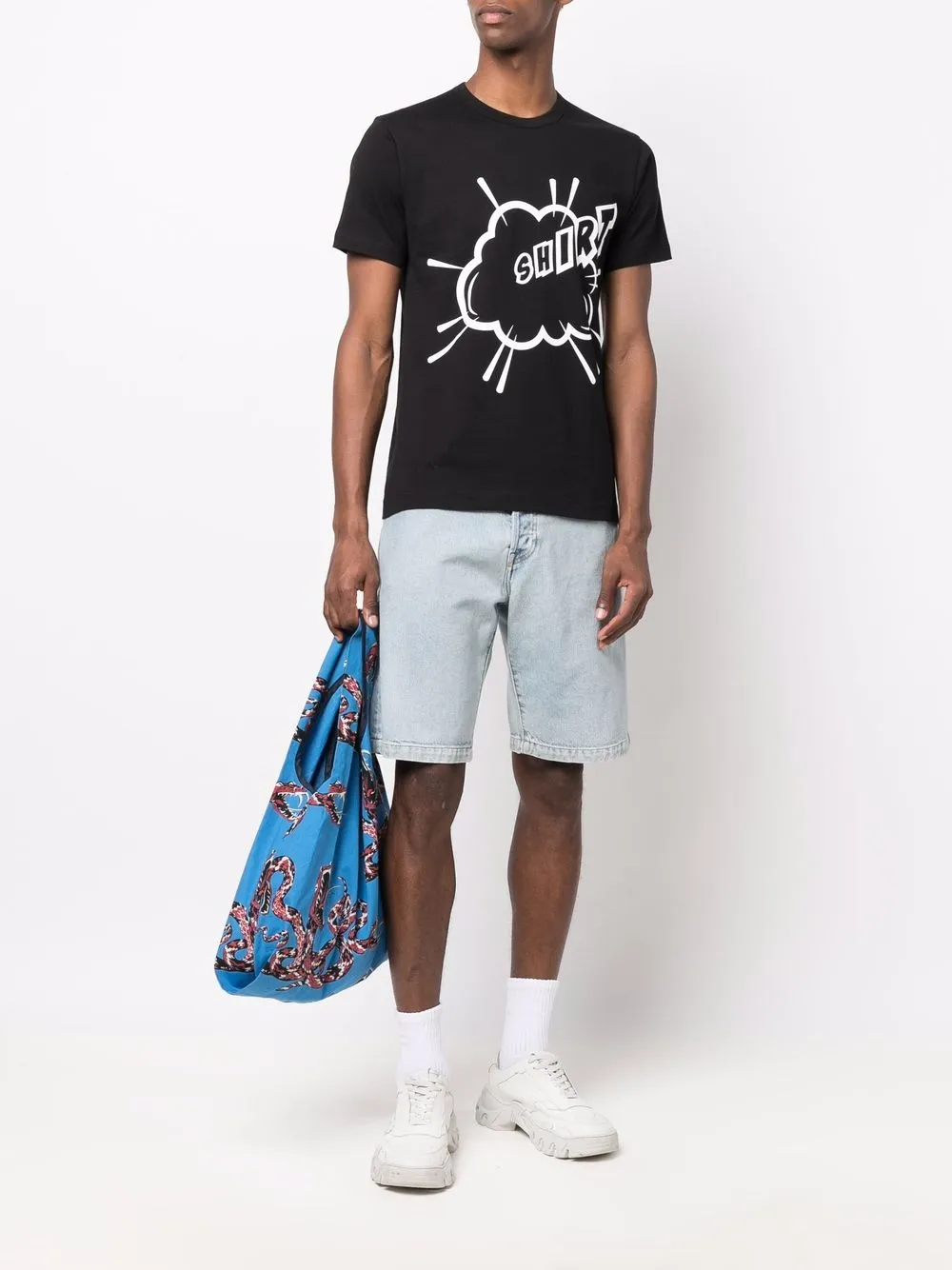 Image 2 of Comme Des Garçons Shirt T-shirt con stampa