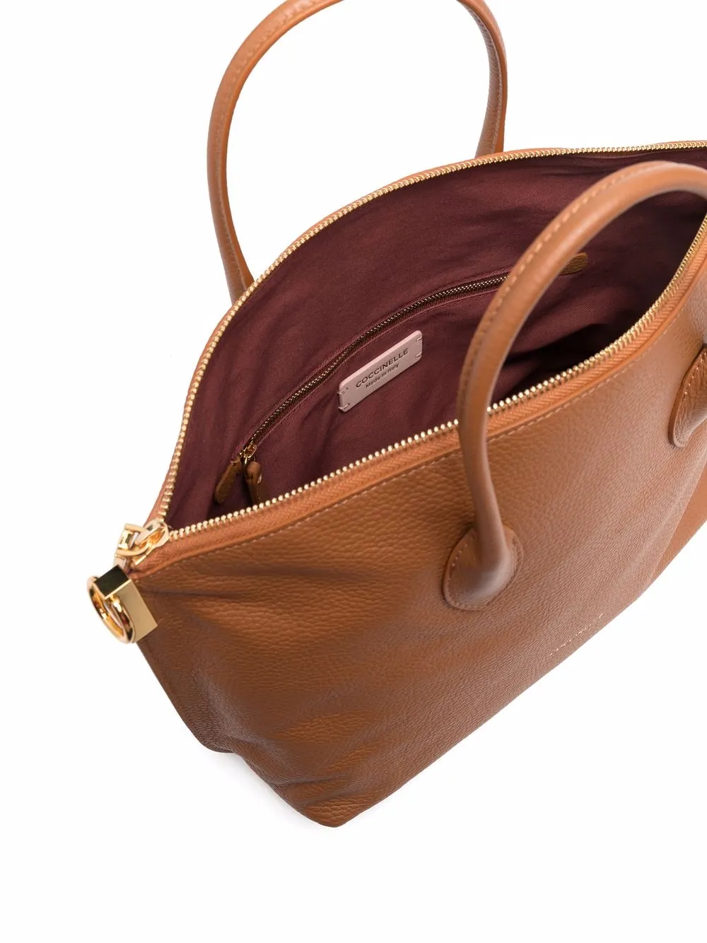 фото Coccinelle сумка-тоут с тисненым логотипом