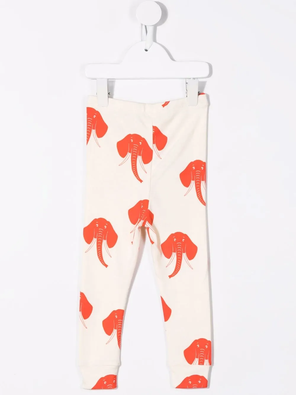 Mini Rodini Legging met olifantprint - Beige