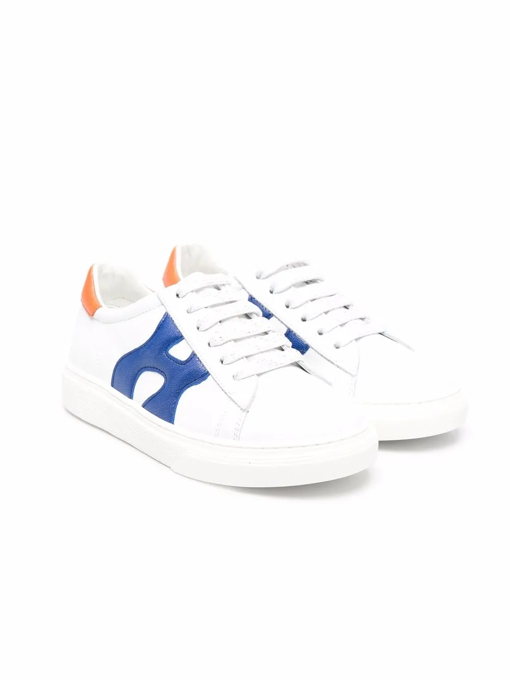 

Hogan Kids tenis bajos con logo - Blanco