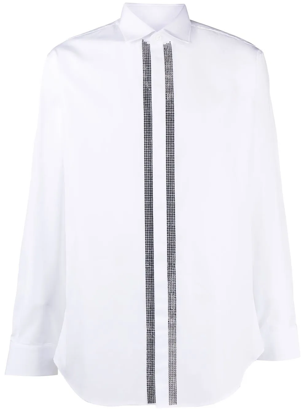 

Dsquared2 camisa con detalles de cristal - Blanco