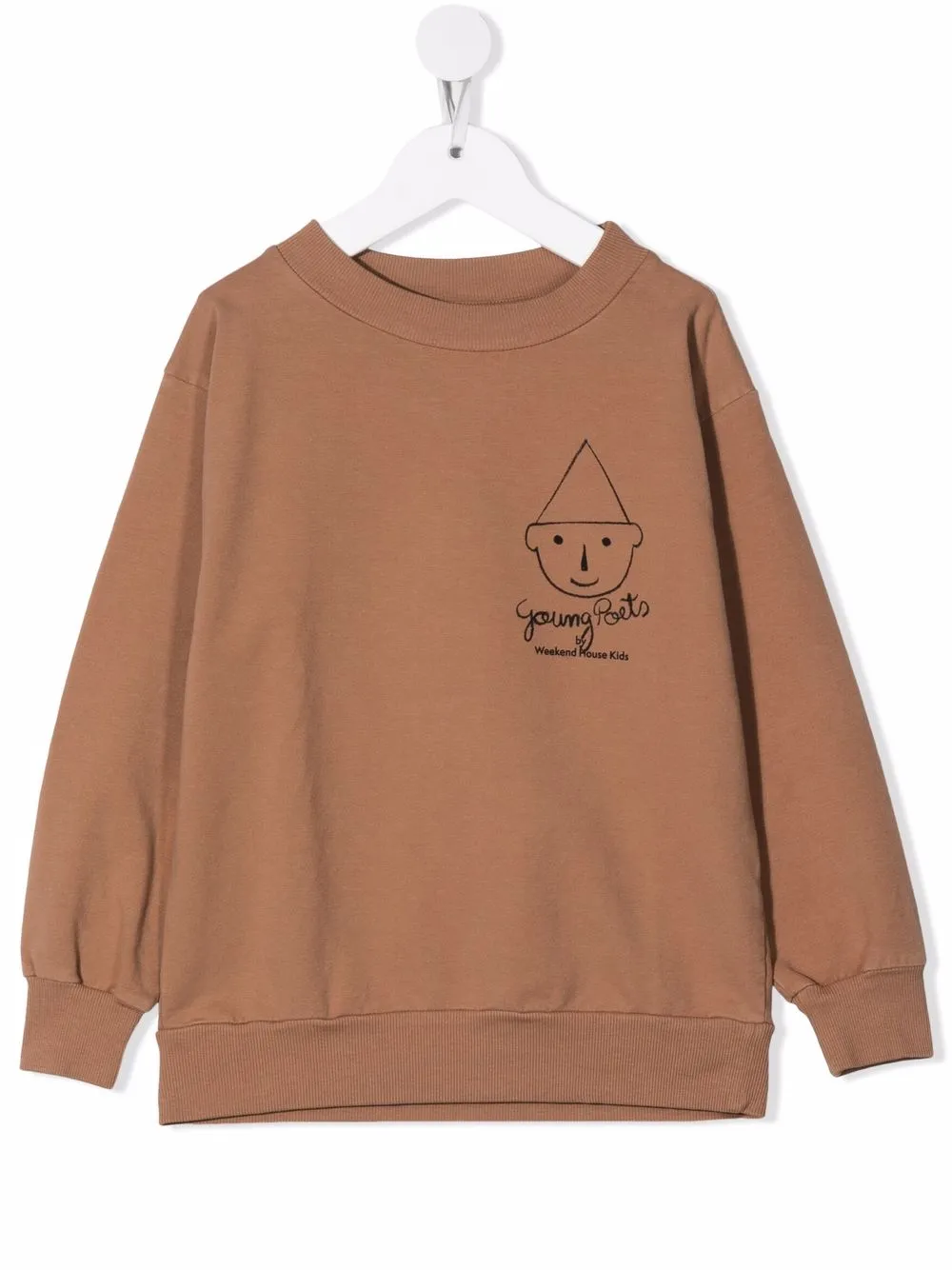 

Weekend House Kids. sudadera Poet con cuello redondo - Marrón