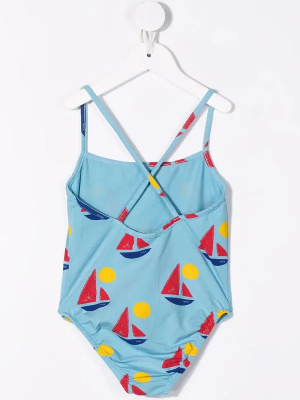 Weekend House Kids. Traje De Baño Con Estampado De Barco - Farfetch