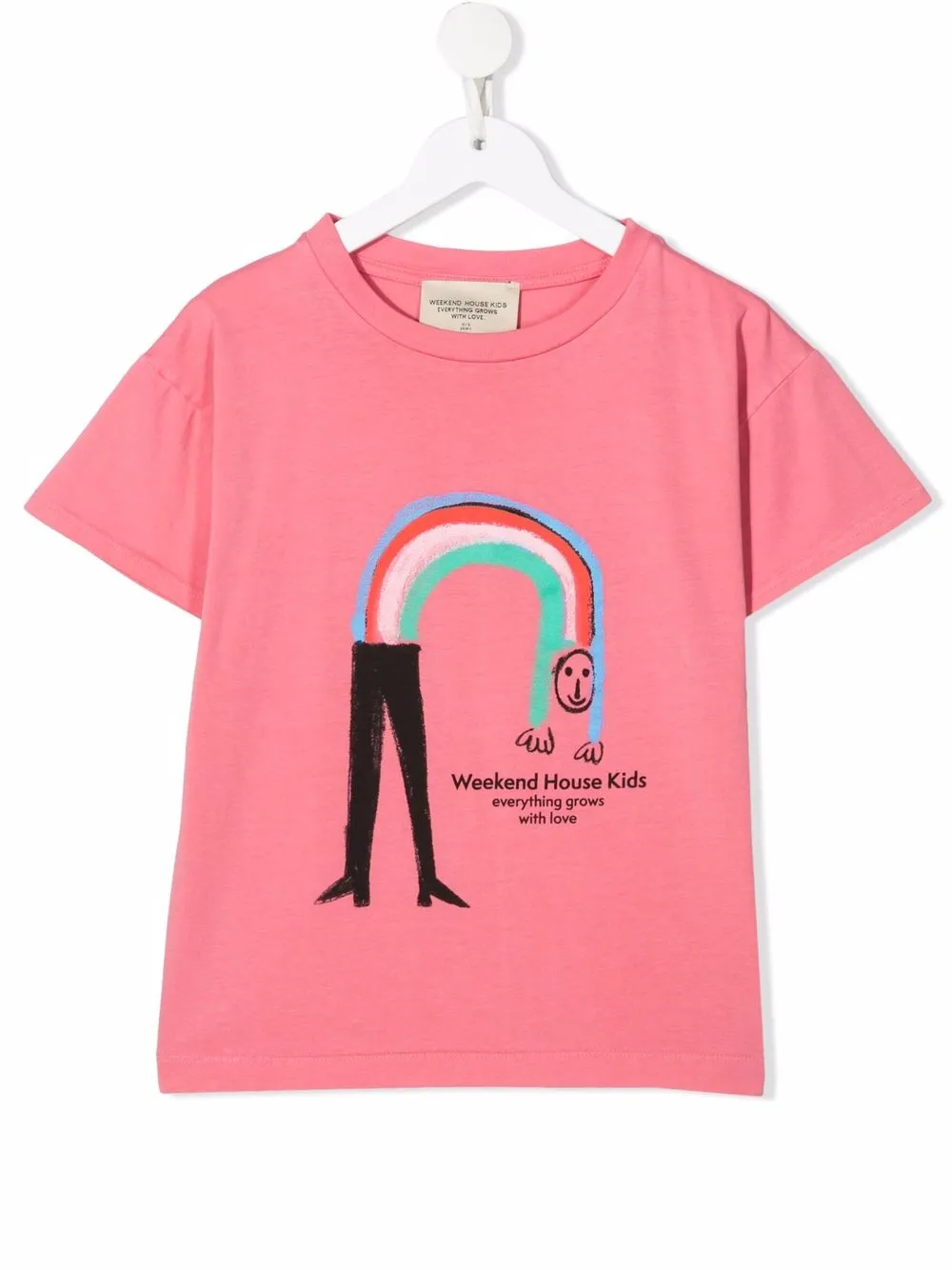 

Weekend House Kids. graphic-print T-shirt - Pink