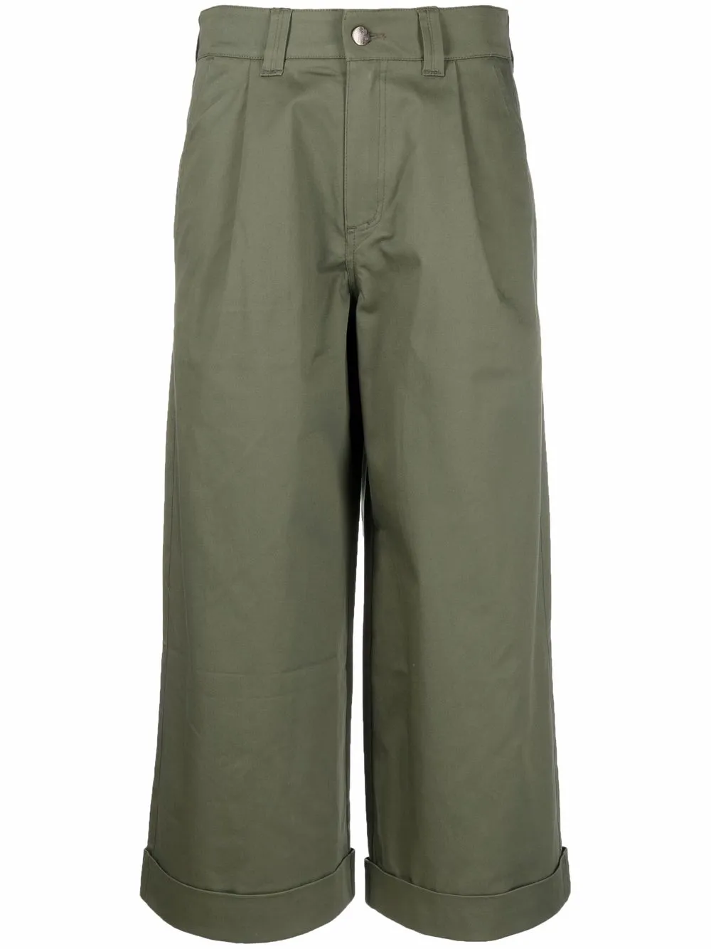 

Société Anonyme pantalones capri anchos - Verde