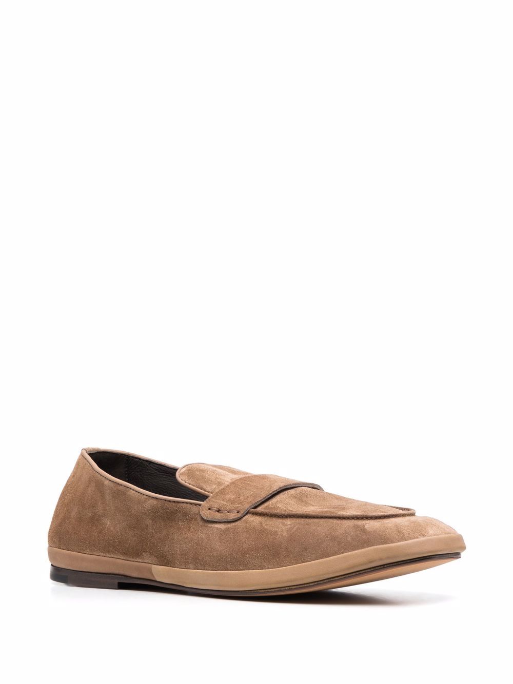 Henderson Baracco Ernest suède loafers - Beige