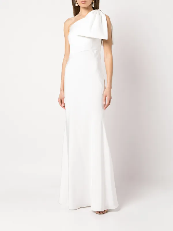 Sachin Babi Aubrey one shoulder Gown Farfetch
