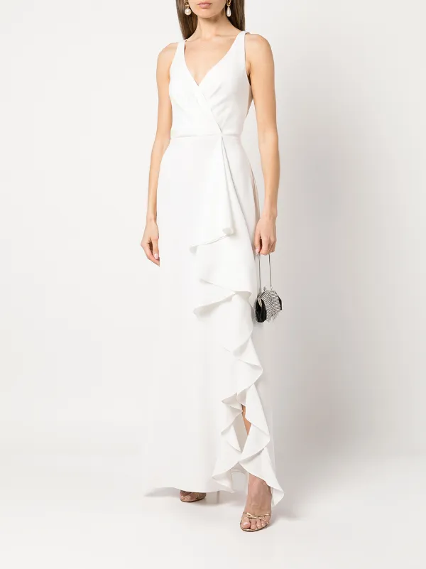 Babi Courtney Ruffled Maxi Gown - Farfetch