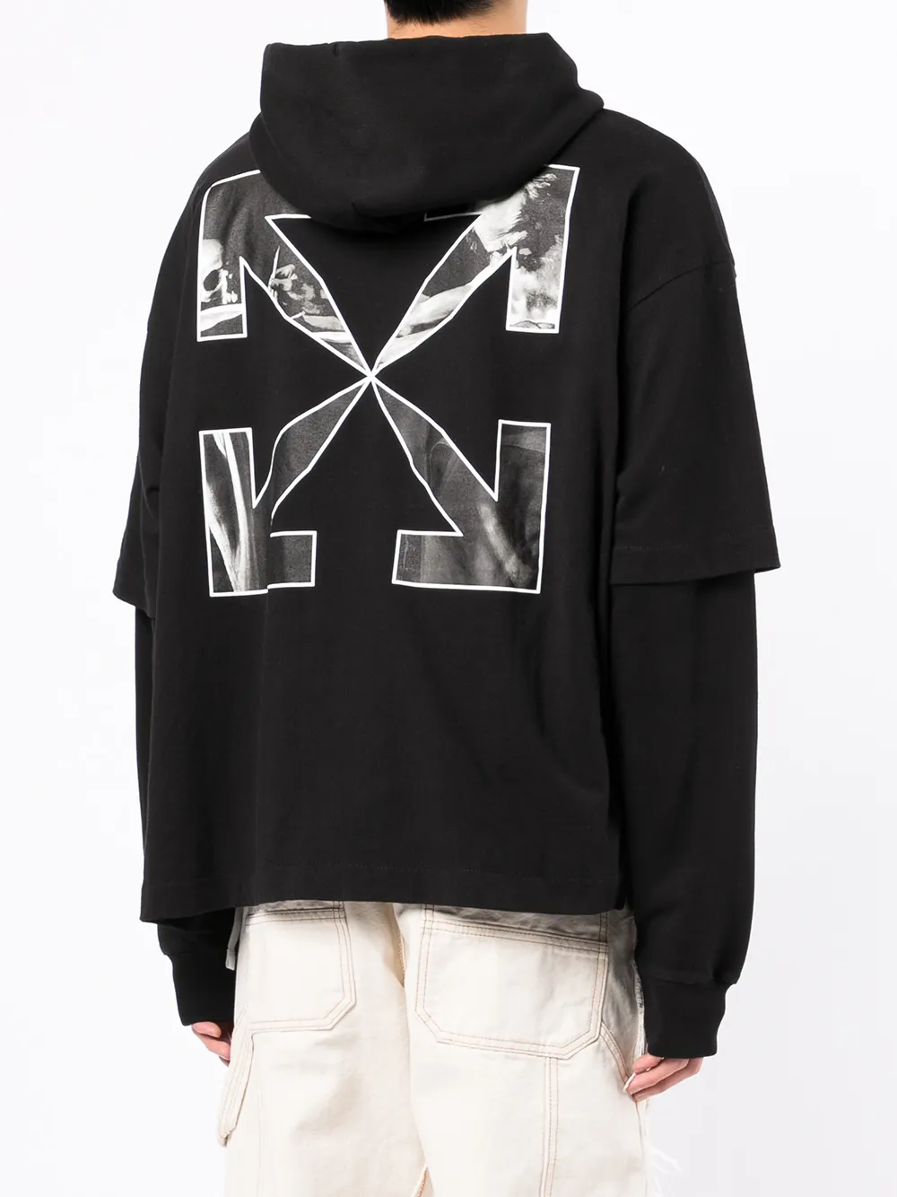 Off-White オフホワイト Caravaggio Arrow プリント パーカー - Farfetch