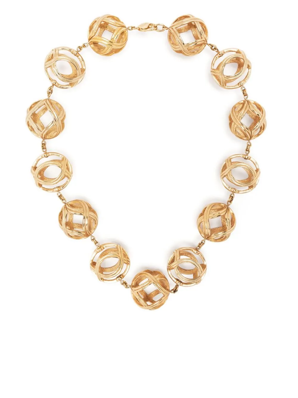 

Christian Dior collar con dije Sphere 1980 pre-owned - Dorado