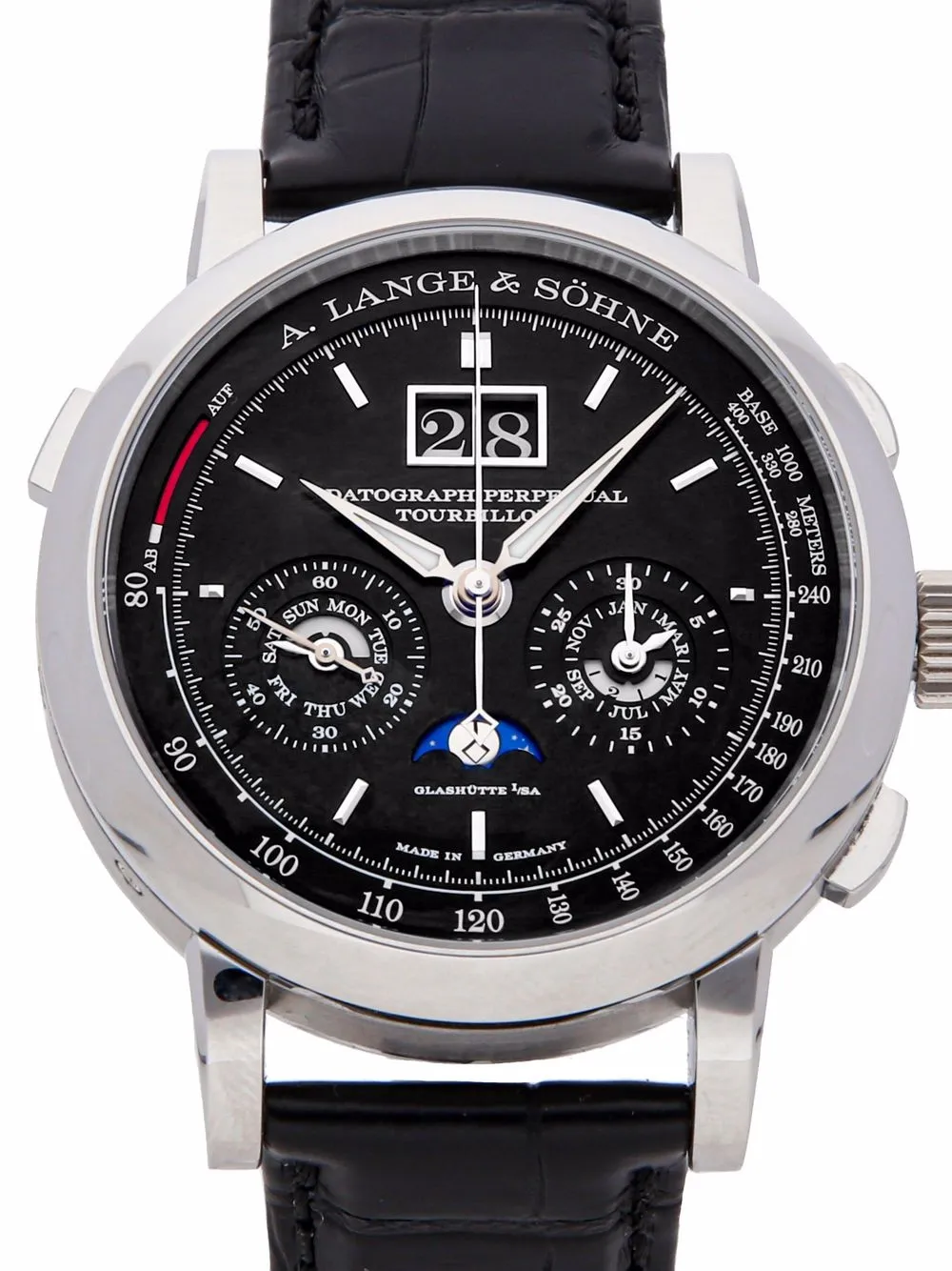 Pre owned A Lange Sohne Saxonia Datograph Perpetual Calendar 