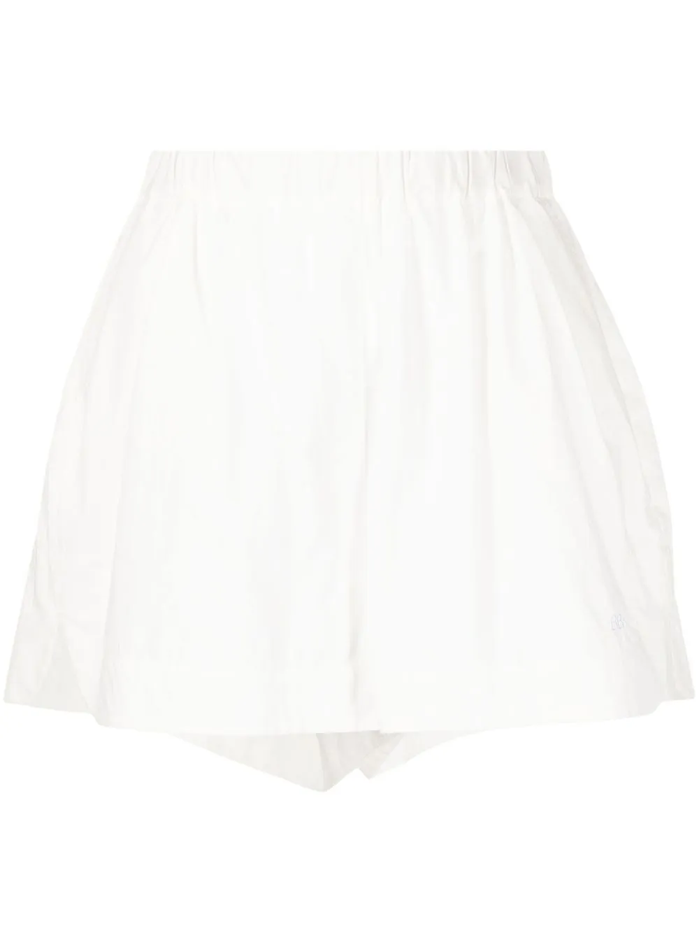 

BONDI BORN shorts con tiro alto - Blanco