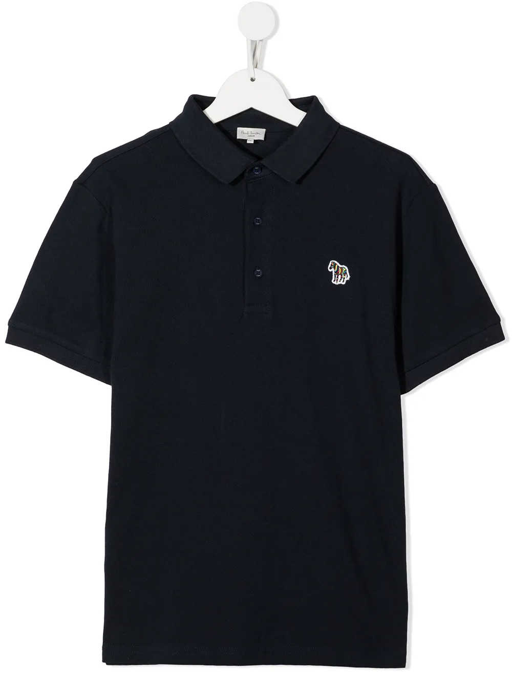 

Paul Smith Junior zebra-patch polo shirt - Blue