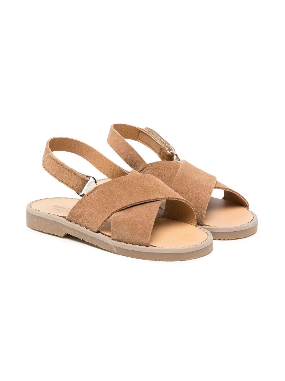 

BabyWalker crossover-strap slingback sandals - Neutrals