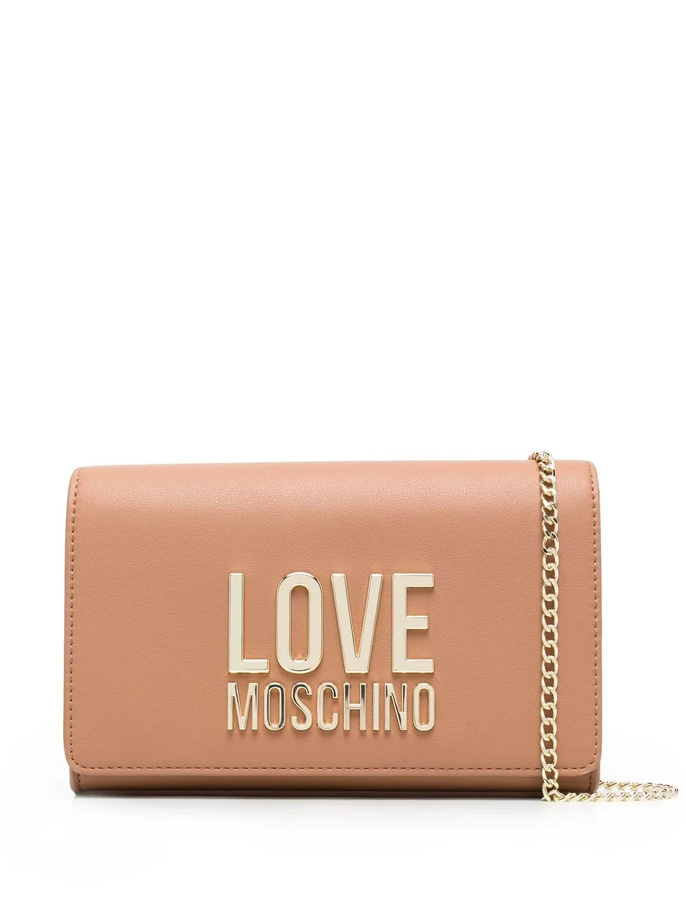 

Love Moschino bolsa de mano con letras del logo - Neutro